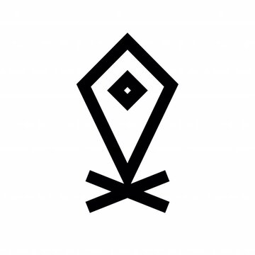 Wrong Location sharp outline style icon. motion graphic animation, perfect for social media, presentations, websites, digital projects, and mobile interface. Alpha channel transparent background