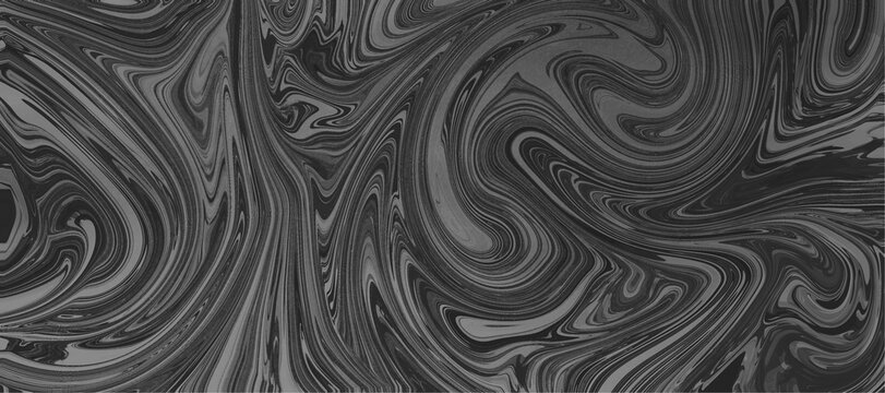 Greyscale Swirly Marbling