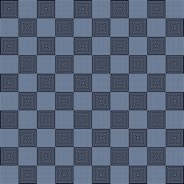 Seamless geometric background with a square pattern for fabric or paper. Vector texture.