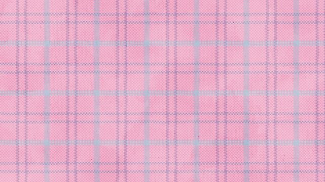 Lovely sweet pink checkered line illustration looping graphic pattern