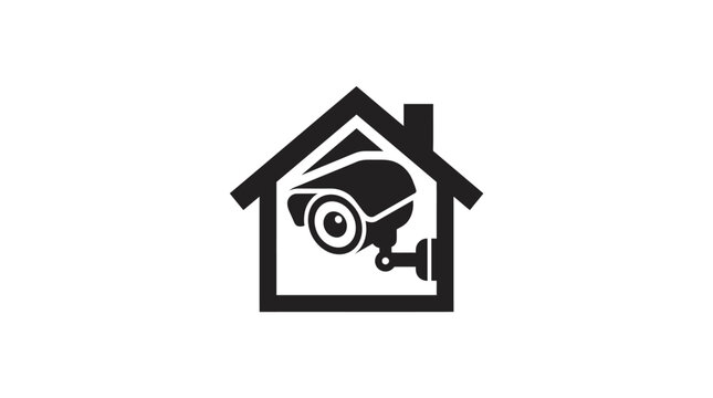 Security camera inside a house.