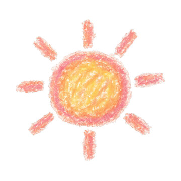 PNG Crayon sun drawing art