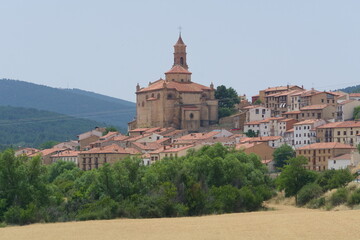 Fototapeta premium Cityscape of Orihuela del Tremedal, Teruel, Aragon, Spain
