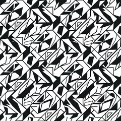 Seamless geometric fish scale pattern in silver metallic texture. Abstract overlapping diamond shapes for modern design and fashion backgrounds. © shahbaz