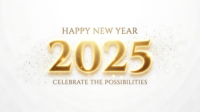 Happy New Year 2025 Celebration.