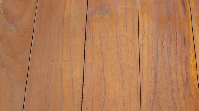 Wooden surface, teak wood 