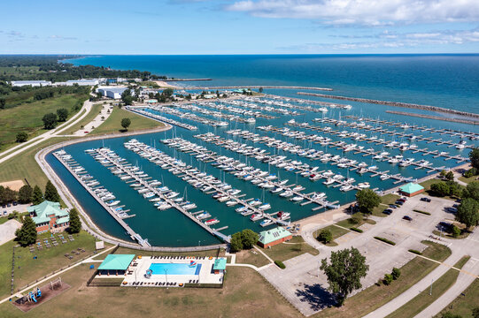 North Point Marina Aerial