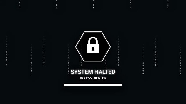 Digital Data Encryption and Recovery Progress Bar Animation
