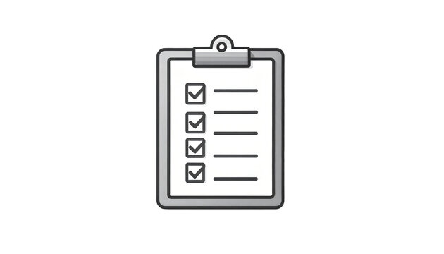 Simple Clipboard Icons Modern set featuring a Corporate Check List Document Symbol for Task Management Plans
