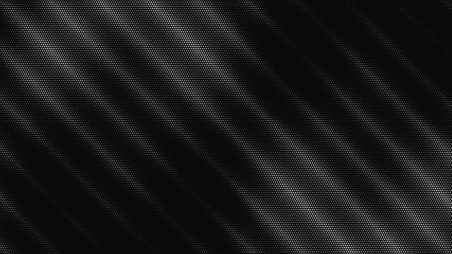 Halftone Screen Texture Flickering with Diagonal Dithered Dots and Grainy Digital Noise Overlay for Retro Video Transition Effects