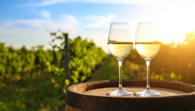 Wine glows in vineyard sunset, radiating resilience, heritage, and celebration; a vivid emblem of culture, nature, and transformation within harmony.