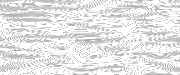 White background topography contour map with black curve lines. luxury topographic wavy pattern and geographic grid map patterns, topography line map. Vintage outdoors style. © bayu