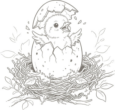 easter bunny and eggs