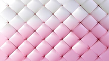 Obraz premium Pink tufted leather padded upholstery background.