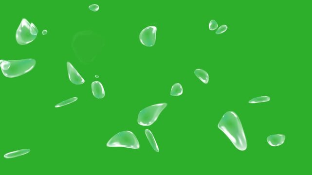 soap bubble green screen footage, perfect for templates, editing, creator content, etc