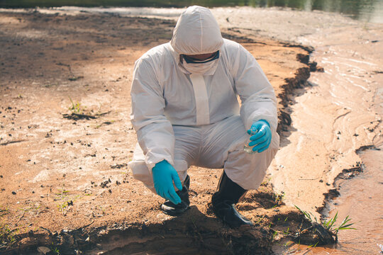 Analysis.laboratory testing of wastewater to detect contamination.