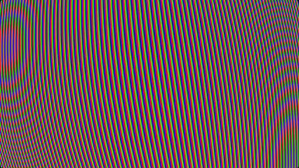 Naklejka na ściany i meble RGB pixel pattern, abstract CRT screen texture, digital moire effect background, macro television phosphor grid, colorful tech matrix distortion overlay