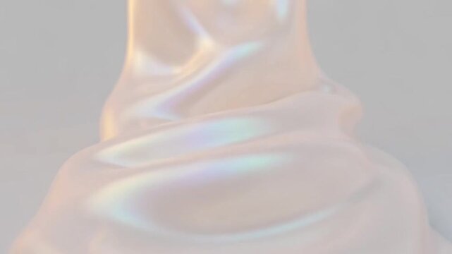 Closeup of white creamy texture.