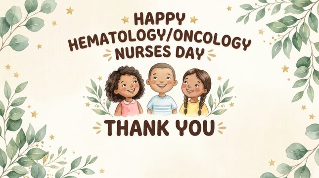 Hematology oncology nurses celebrating appreciation day with gratitude. Three diverse female healthcare professionals holding thank you sign in cli...