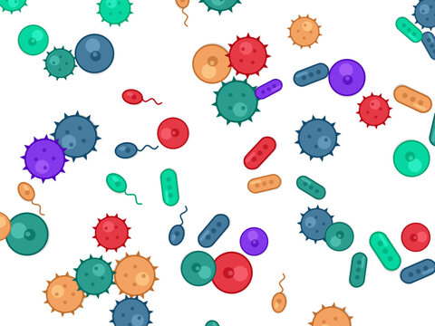 Scattered Germ Cells Medical Science Pattern