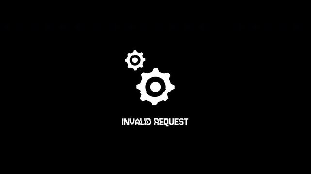 Data unavailable text with invalid error message, suitable for concepts relating to technology, machinery, engineering, malfunction, error, and troubleshooting.