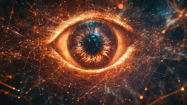 digital eye abstract art