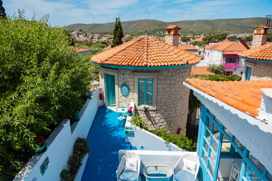 Charming Mediterranean house with orange tiled roof
