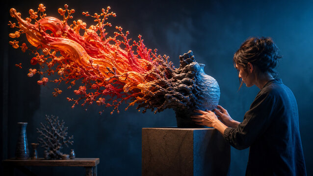 Ceramic Vessel Turns Doubt into Creative Flow