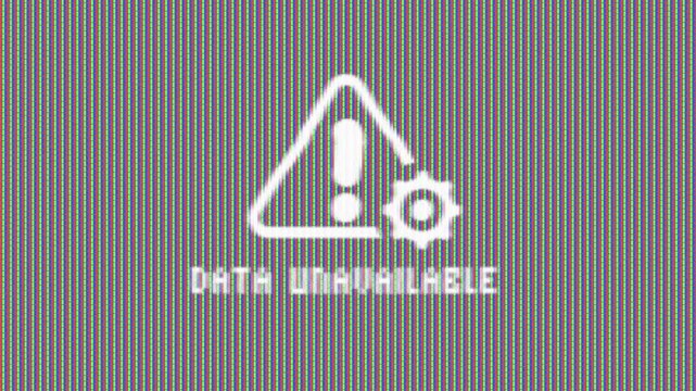 Data unavailable text icon overlay, ideal for technology websites, cybersecurity blogs, or digital design projects needing a modern, edgy theme.