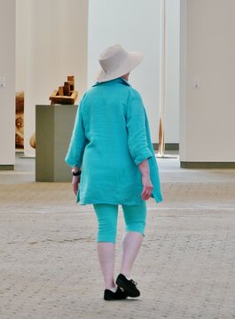 Ausstellungsbesucherinnen und -besucher