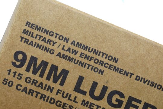 Remington brand bullet cartridges for revolver type handgun