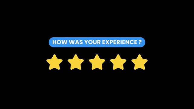 Rating stars. Ideal for websites or presentations needing visual elements to represent customer feedback and satisfaction levels. Versatile and professional design concept.