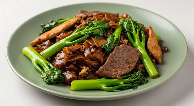Pad See Ew with Beef.