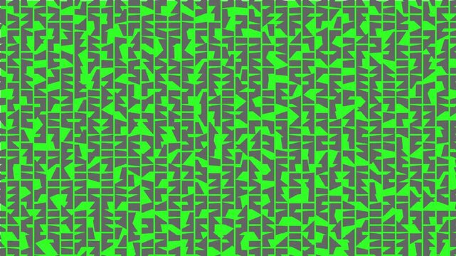 Abstract digital pattern, green and gray texture, close-up view, graphic design, seamless repetition, modern art concept
