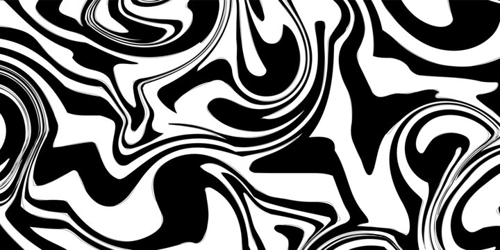 Full seamless abstract camouflage skin pattern vector for decor and textile. Black and white design for textile fabric printing and wallpaper. Design for fashion and home design.