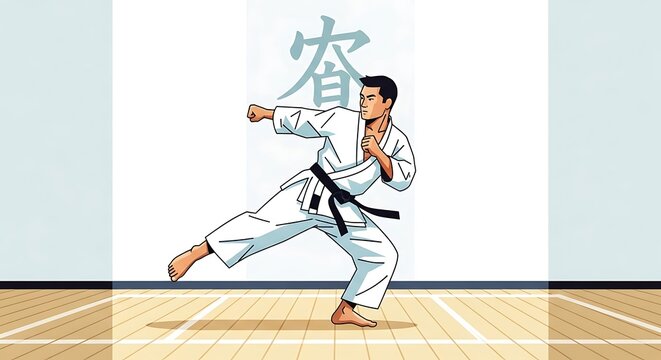 Martial Arts Kick.