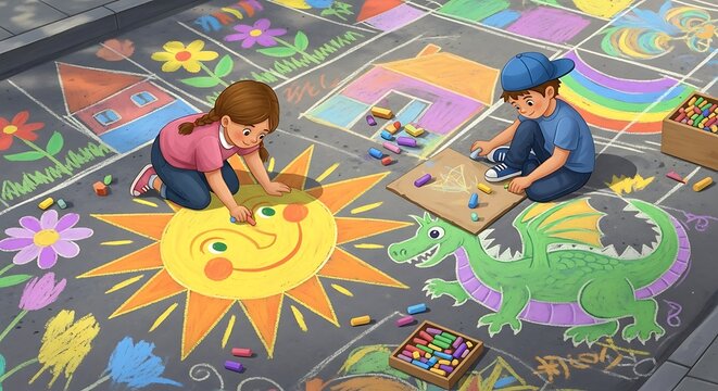 Chalk Art Kids.