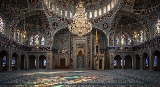 Mosque Interior. (1)