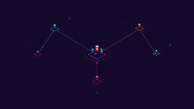 digital network connection visualization for video content.