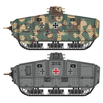 WWI German Infantry Tanks 