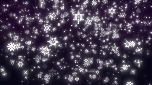 Snow, snowflakes rendered animation of snowing falling snowflakes, winter snow flakes overlay background particles, high quality 4k footage