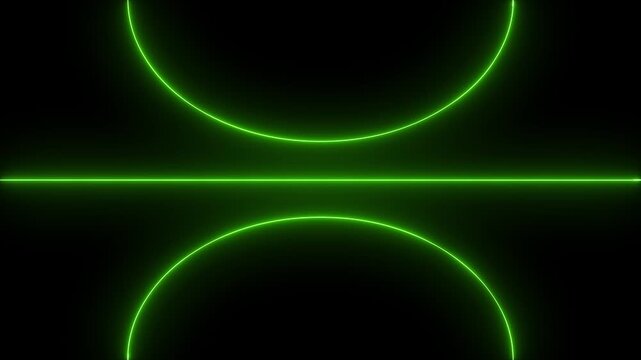 Futuristic Blue Neon Geometric Line Background Animation