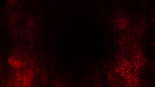 Creepy weird red and black horror skulls looping animated background