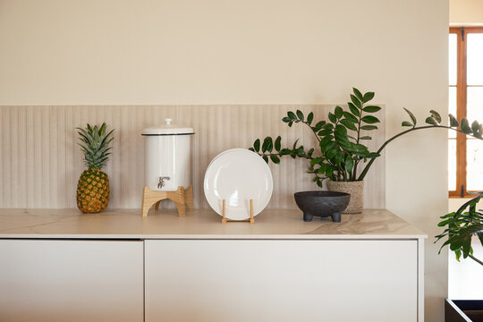 kitchen countertop detail