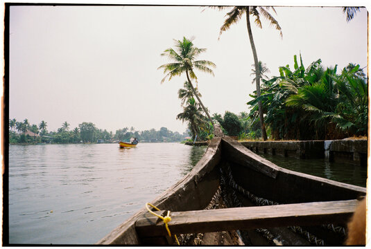 Kerala backwaters from the boat 