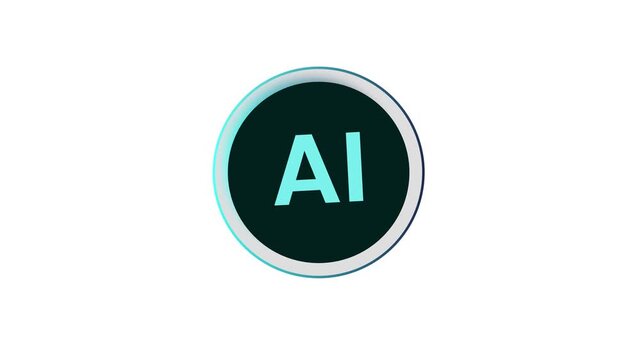 Artificial Intelligence Loading Animation Loop