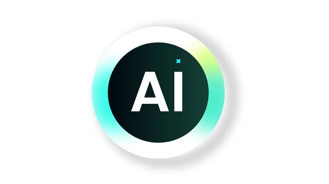 Artificial Intelligence Loading Animation Loop