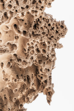 Abstract Salt Erosion Coastal Cliff Side Formation