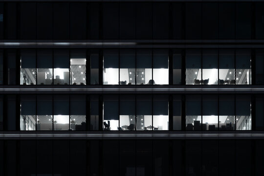 Office at night