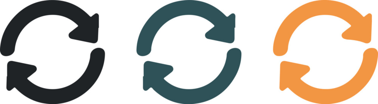 refresh icon set